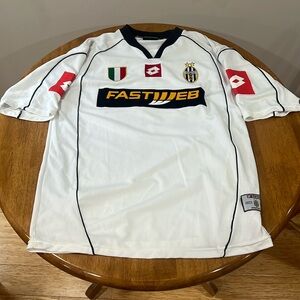 Juventus Juve Lotto Calcio Soccer Futbol Kora Jersey Kit Top Serie A